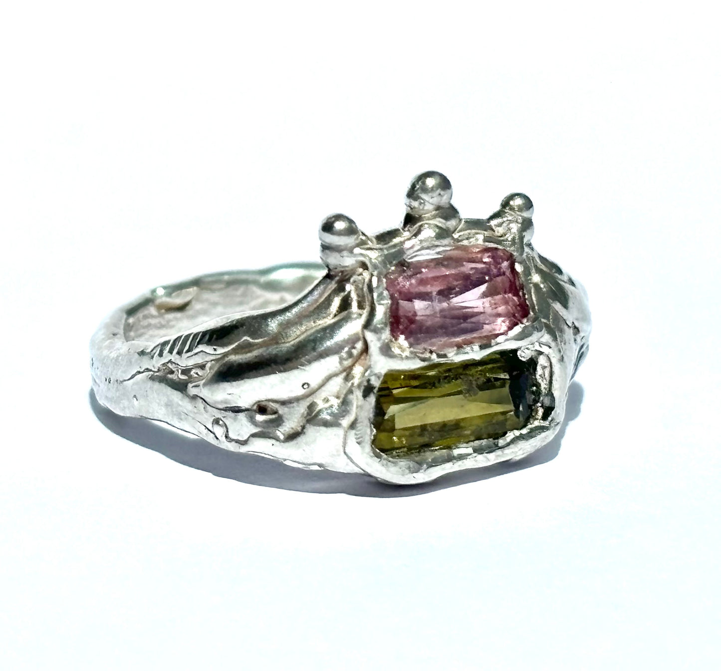 Princess and Frog Tourmaline Ring