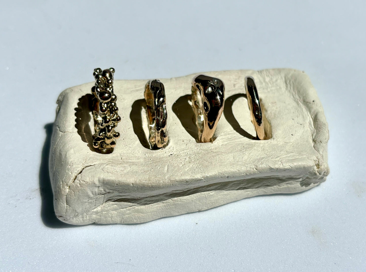 Pepita Gold Nugget Band