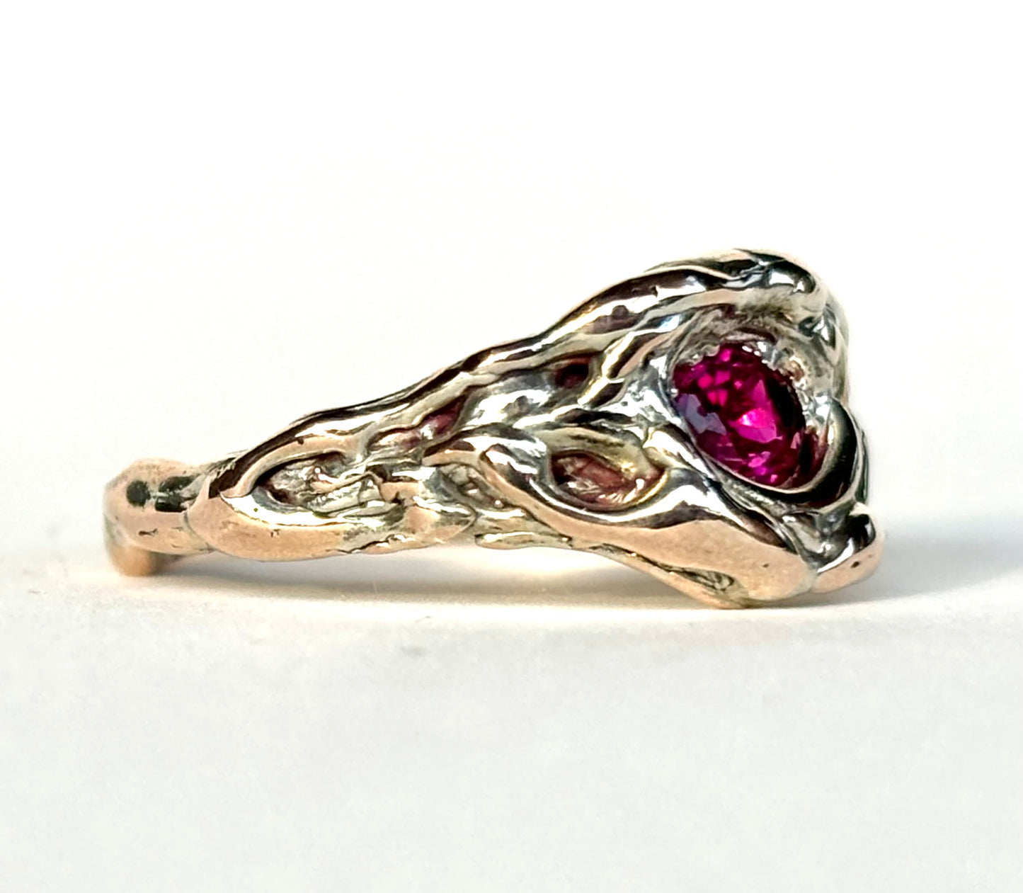 Devotion Ruby 9ct Gold Ring