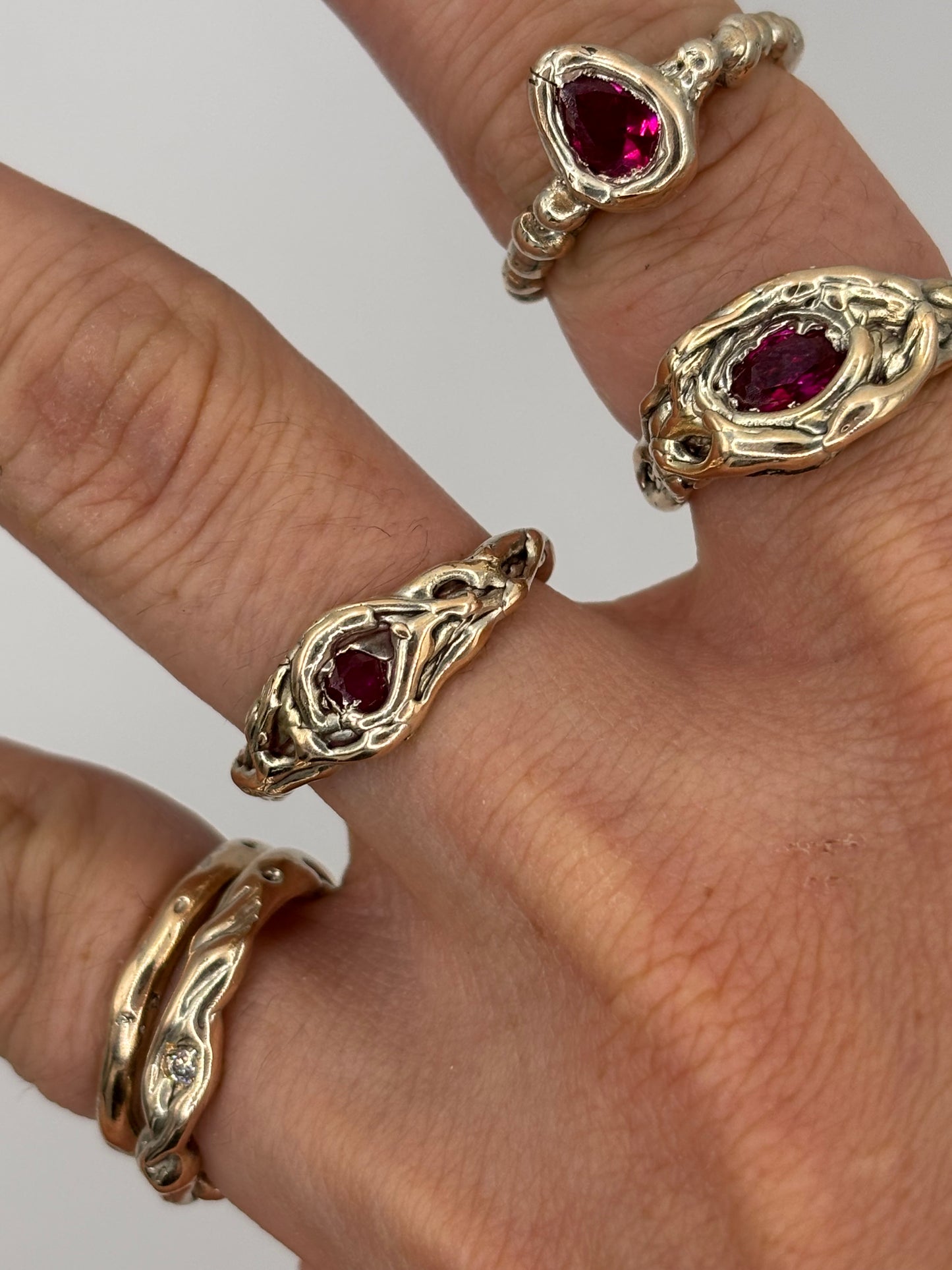 Devotion Ruby 9ct Gold Ring