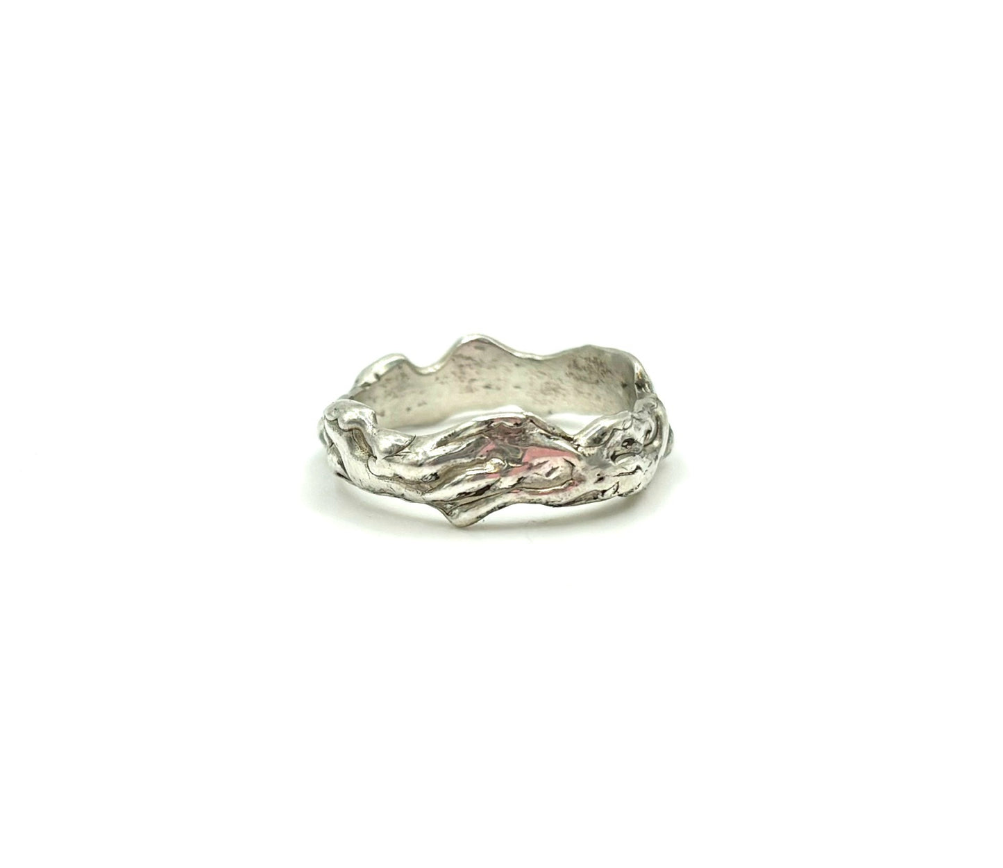 Silver Melted Stacker 1
