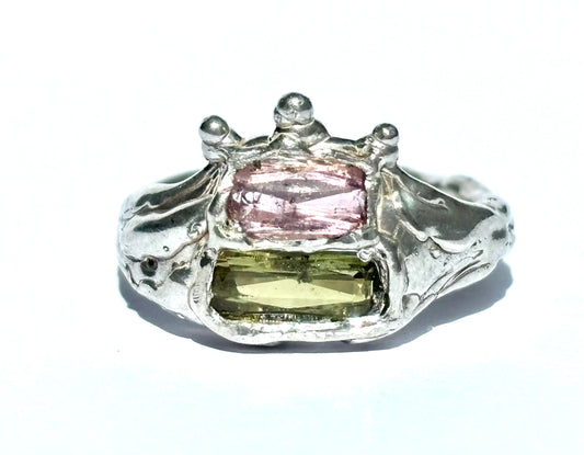 Princess and Frog Tourmaline Ring
