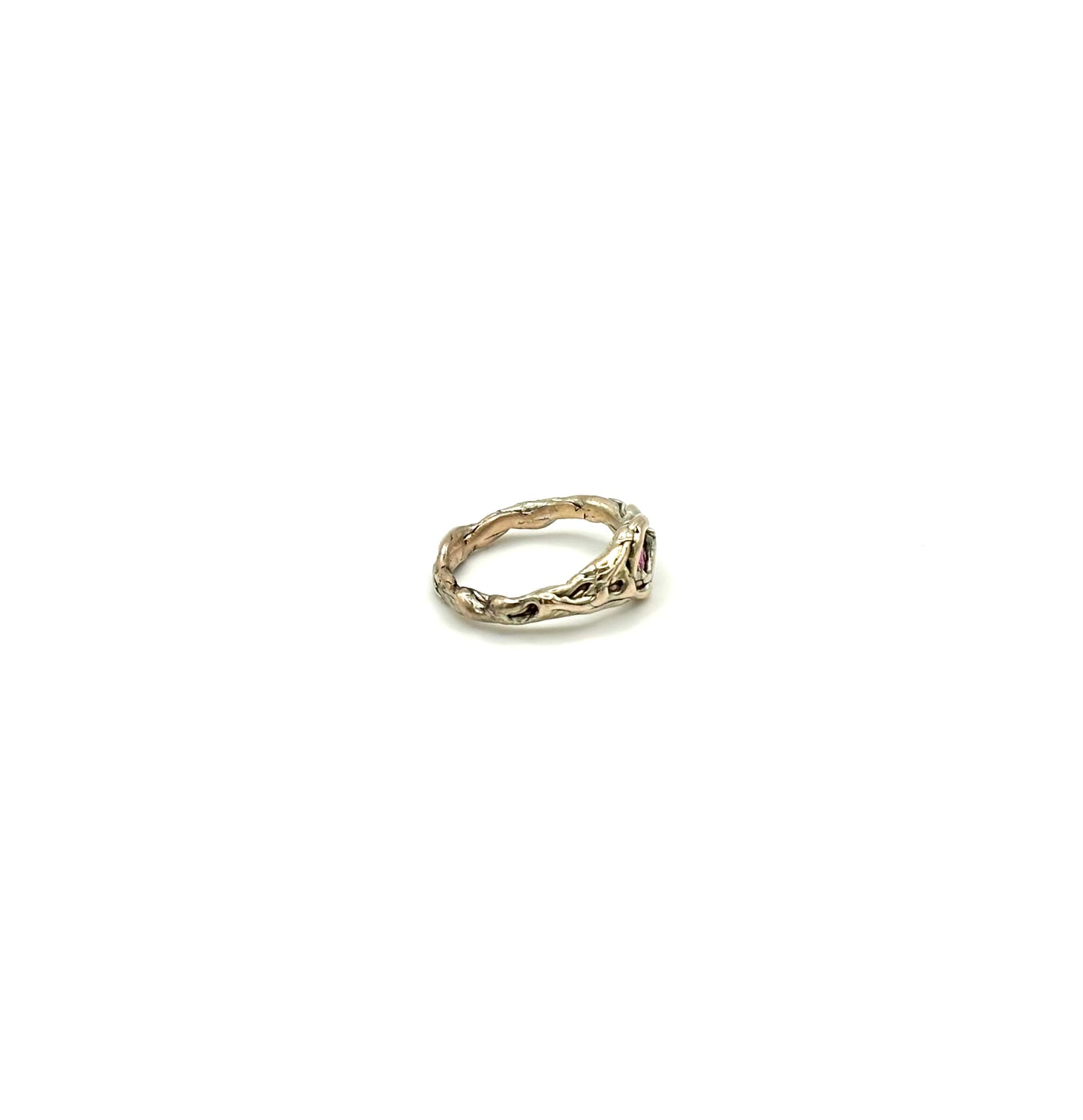 Adoration Round Ruby 9ct Gold Ring