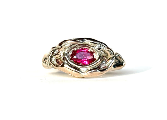 Devotion Ruby 9ct Gold Ring