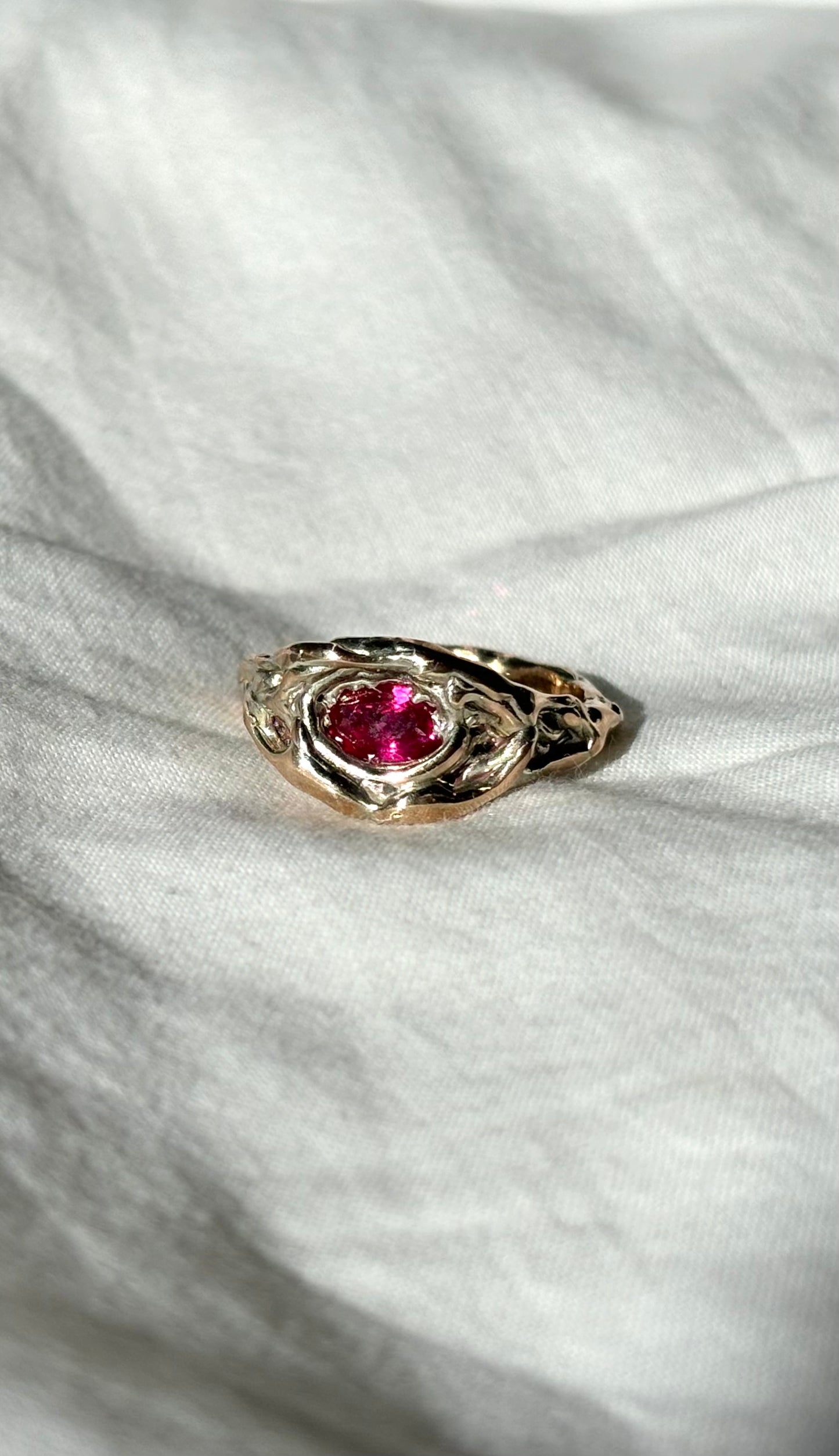 Devotion Ruby 9ct Gold Ring