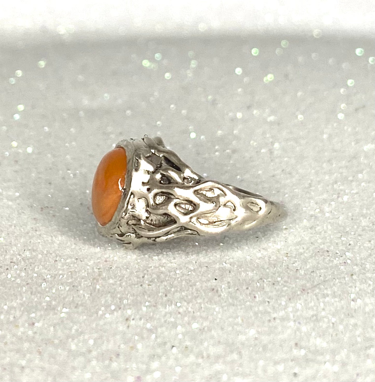 Fire Opal Ring