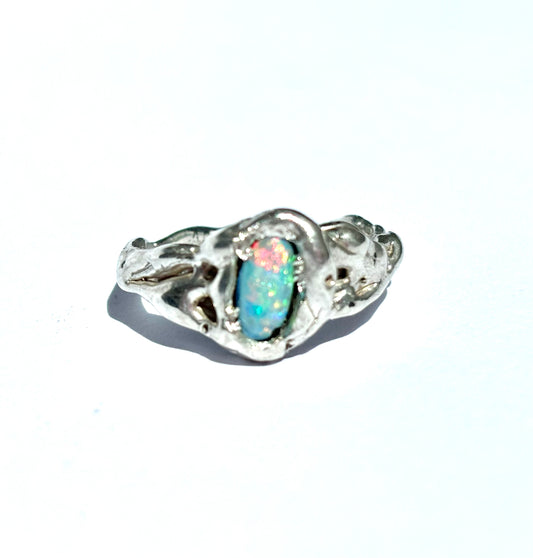 Blue Opal Dream in Silver