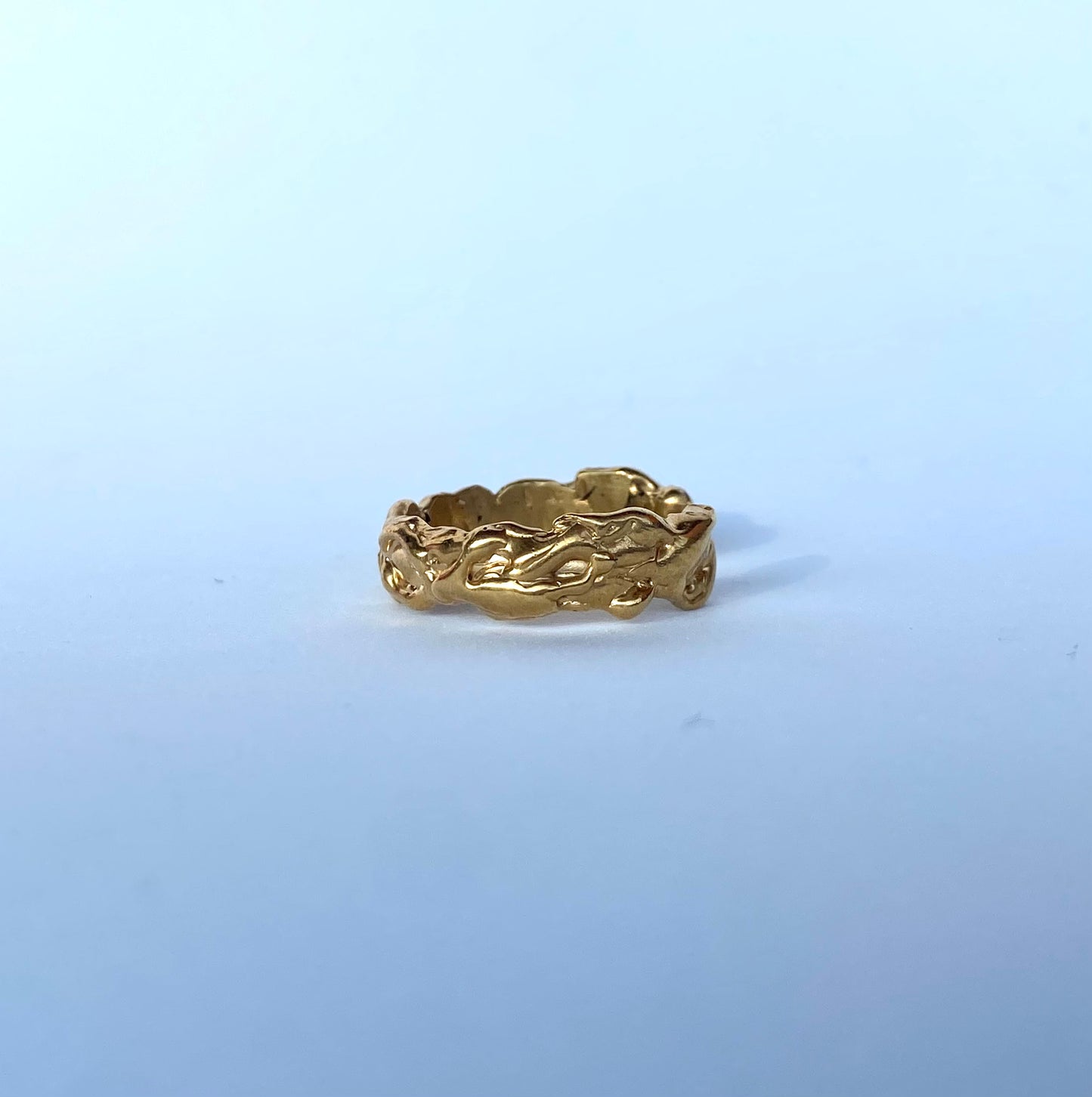 Melted Stacker in Gold